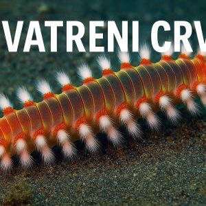 vatreni crv, Hermodice curunculata, more, bentos dno, obala