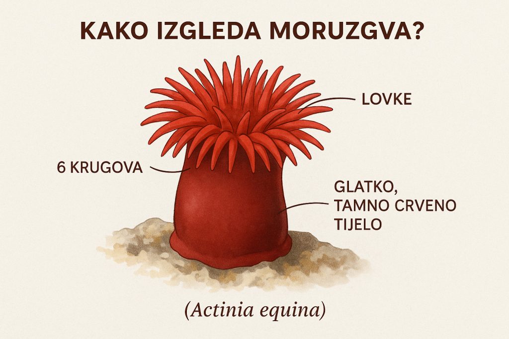 moruzgva, Actinia equina