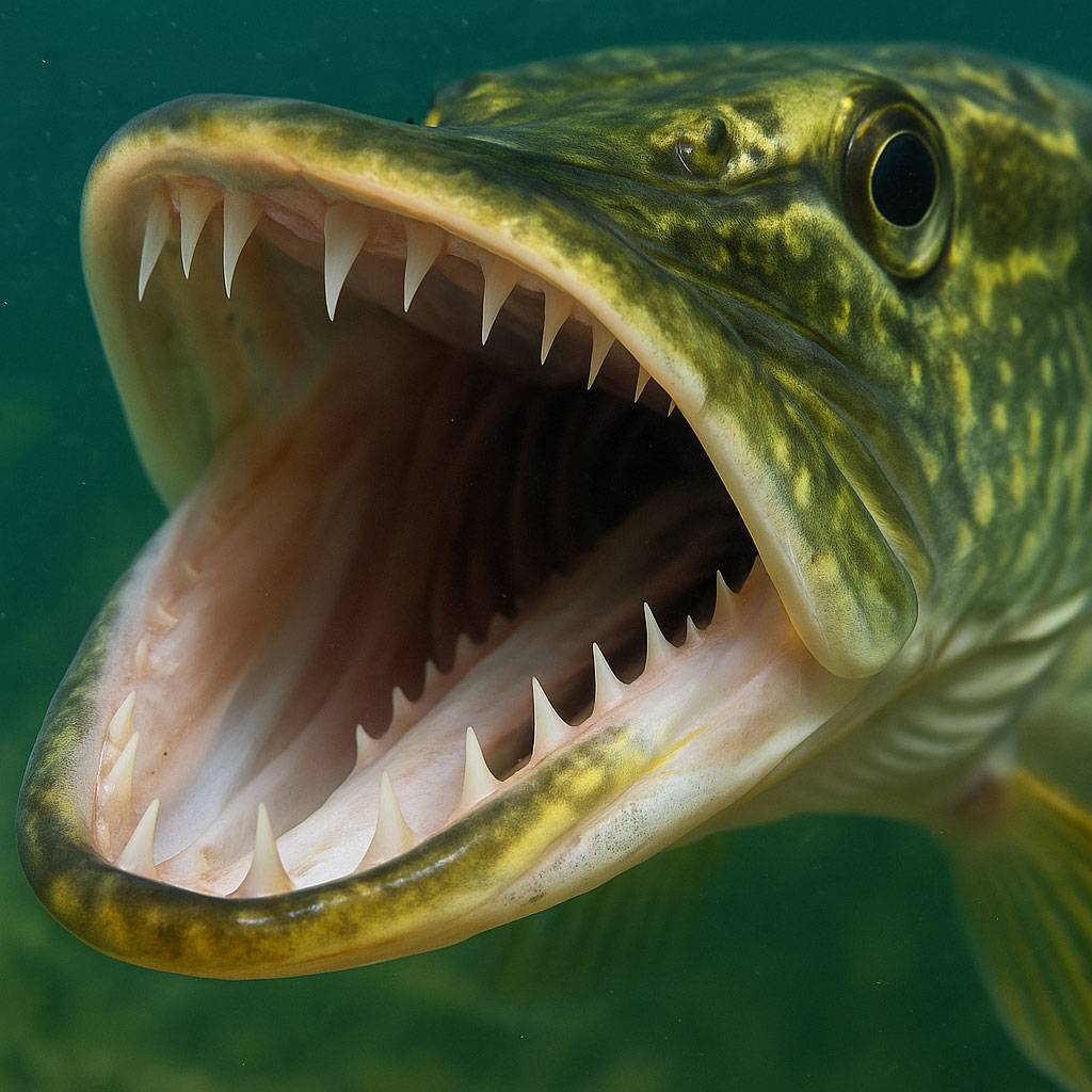 Štuka, Esox lucius, ribe, jezera, močvara