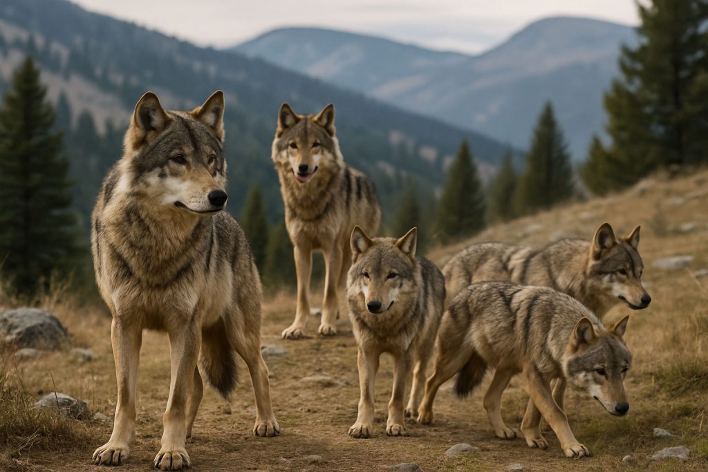 vuk, canis lupus, sivi vuk