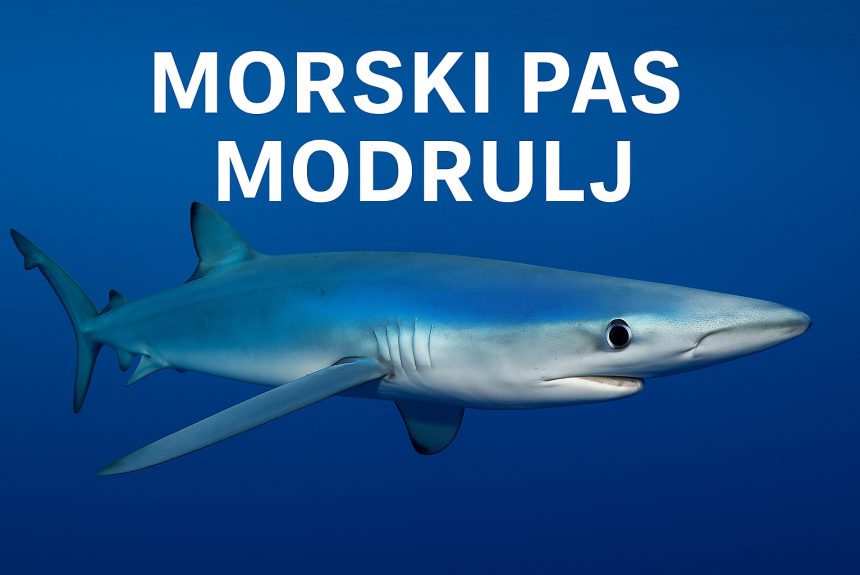 morski pas modrulj, Prionace glauca, morski oas, modrulj
