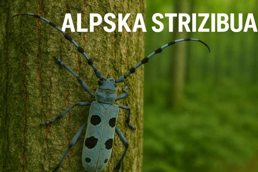 Alpska strizibuba, Rosalia alpina