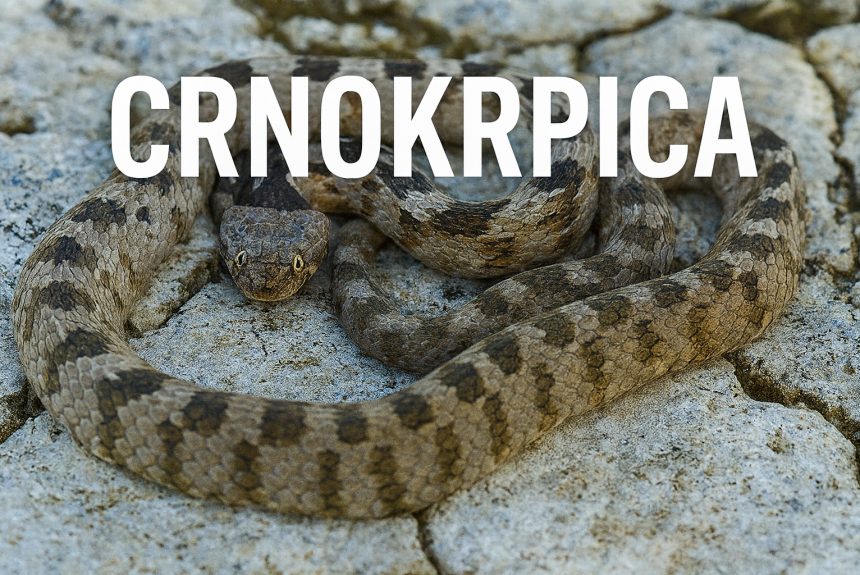 zmija crnokrpica, Telescopus fallax