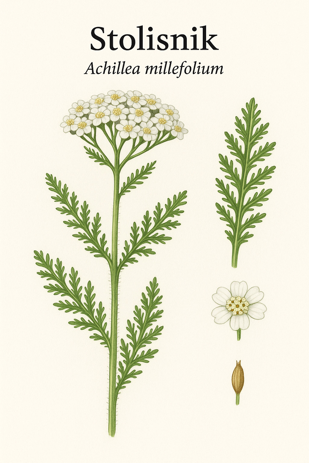 Stolisnik (Achillea millefolium) – ljekovita biljka naših livada ...