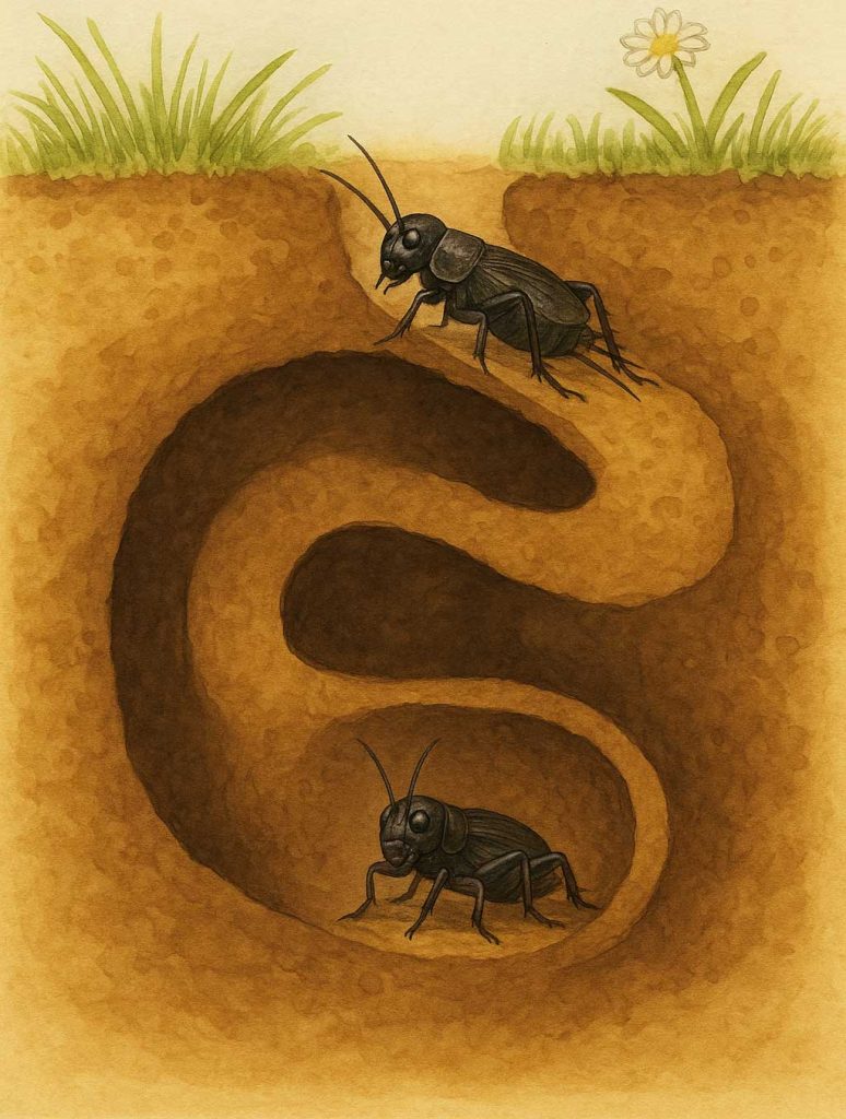šturak, Poljski šturak, Gryllus campestris