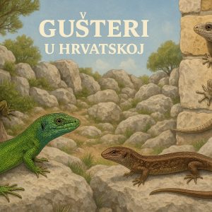 gušteri, hrvatska
