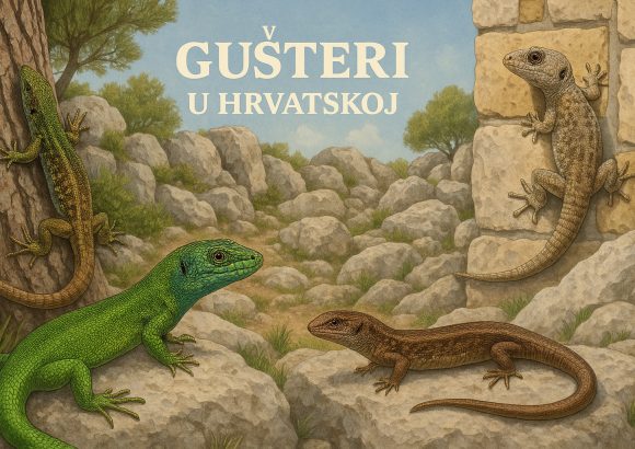 gušteri, hrvatska