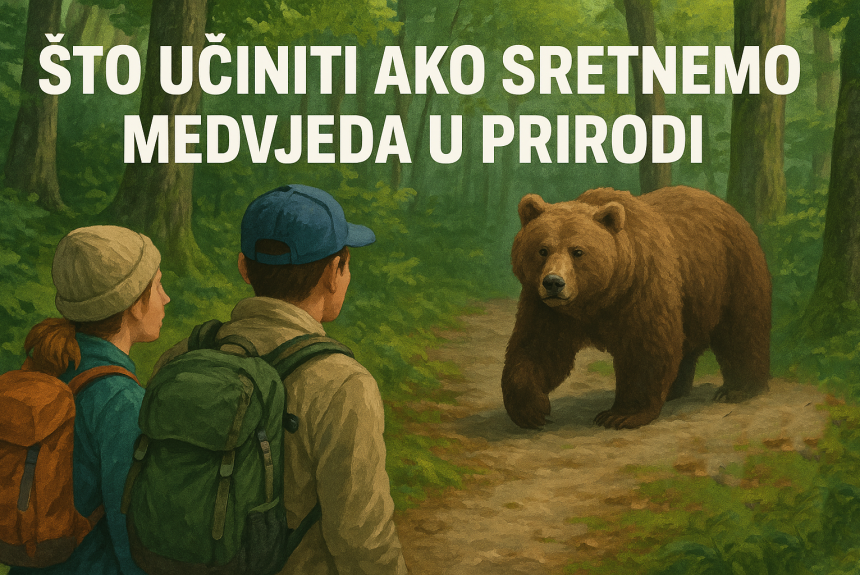 sretnuti medvjeda u prirodi, Smeđi medvjed, Ursus arctos