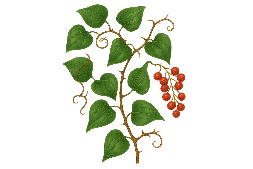 Crvena tetivka (Smilax aspera)
