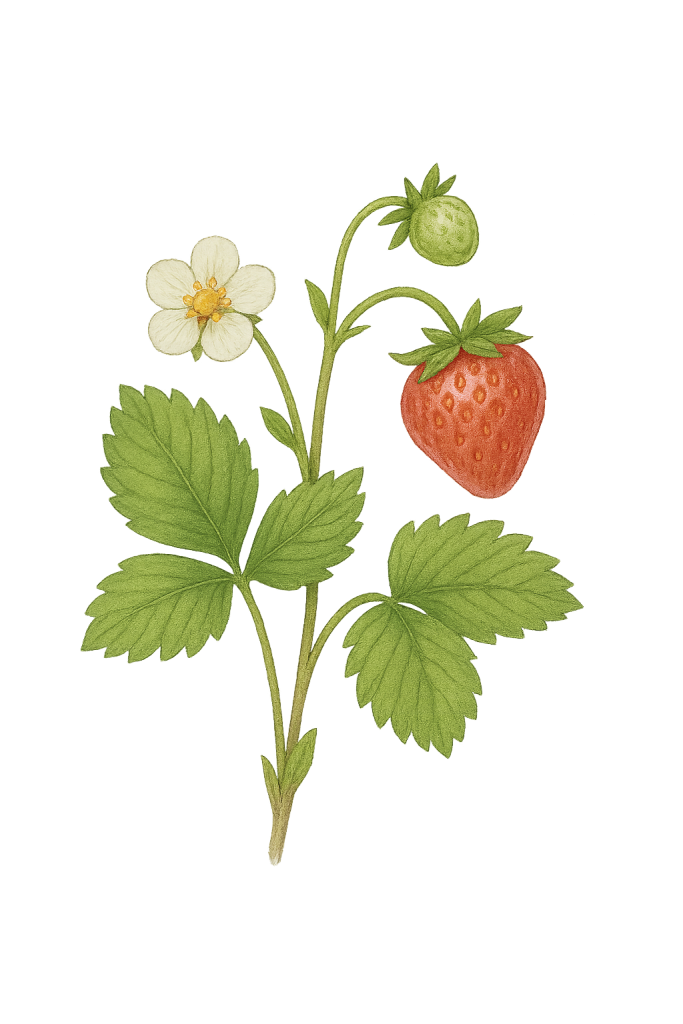 Šumska jagoda, Fragaria vesca