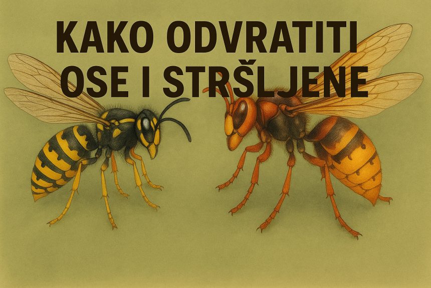 Kako odvratiti ose i stršljene