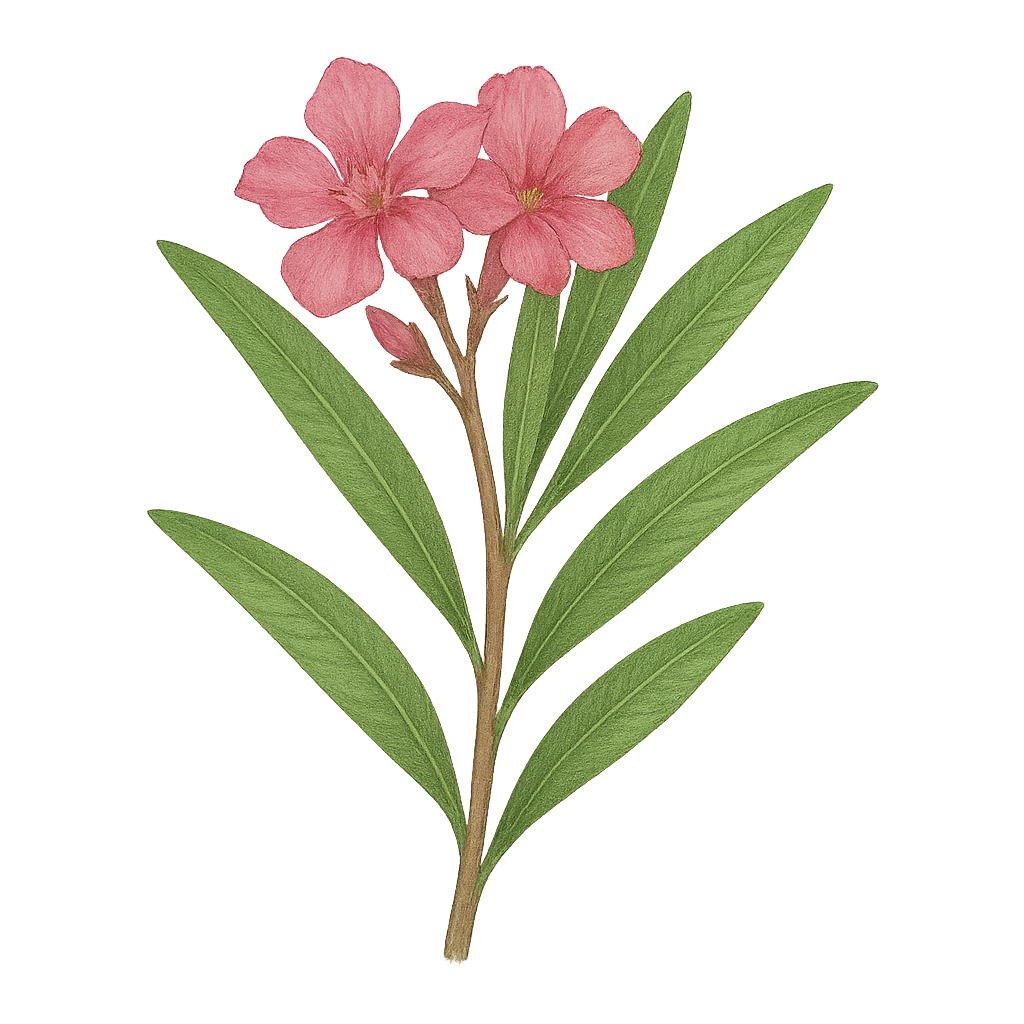  Oleandar (Nerium oleander)
