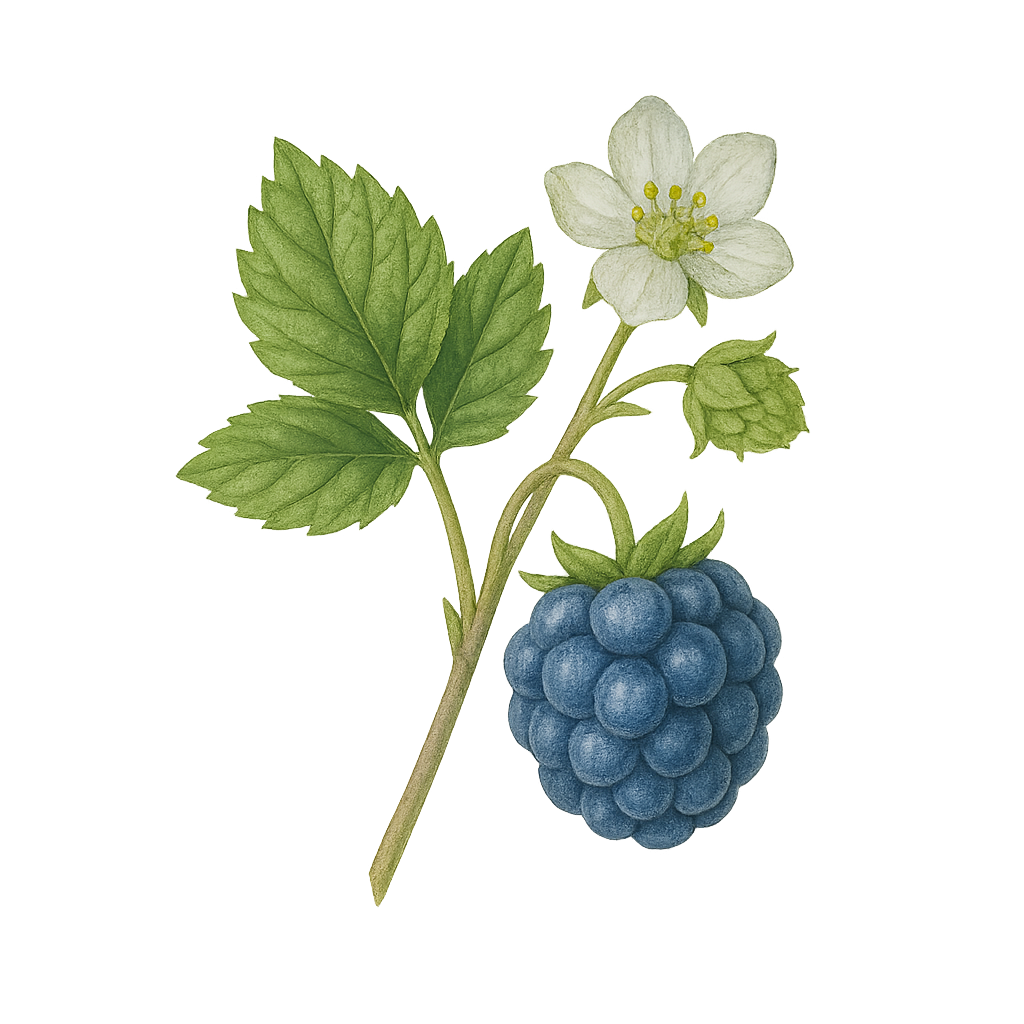 Plava kupina (Rubus caesius)