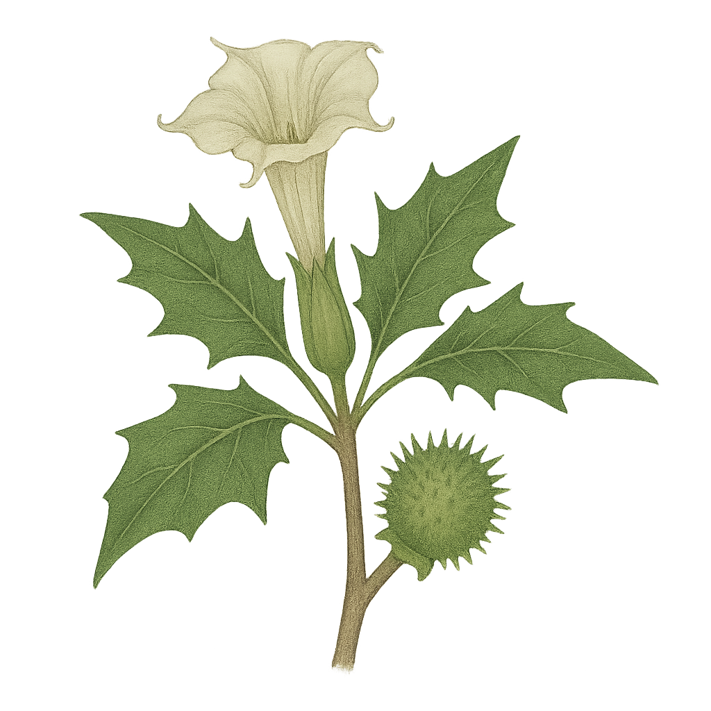 Bijeli kužnjak (Datura stramonium)