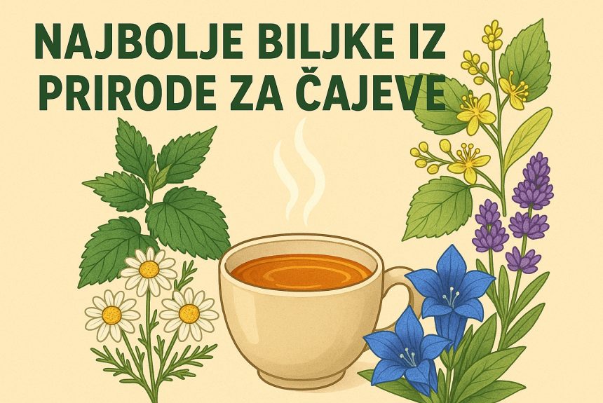 Najbolje biljke iz prirode za čajeve