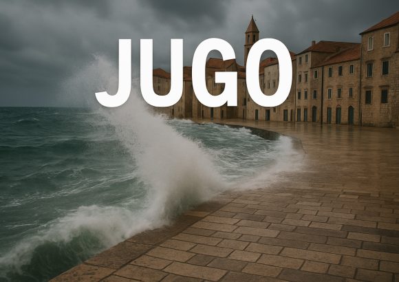 jugo, vjetar, more
