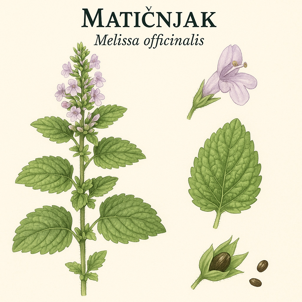 Matičnjak, Melissa officinalis
