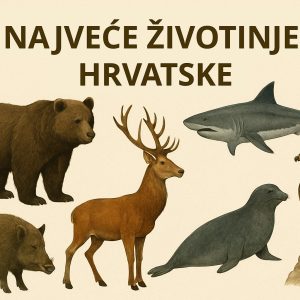 najveće, životinje, Hrvatske