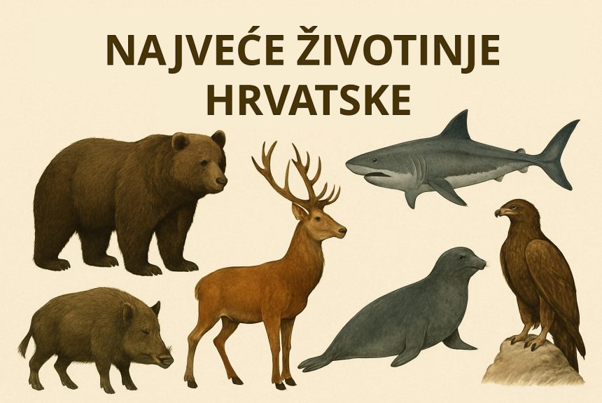 najveće, životinje, Hrvatske