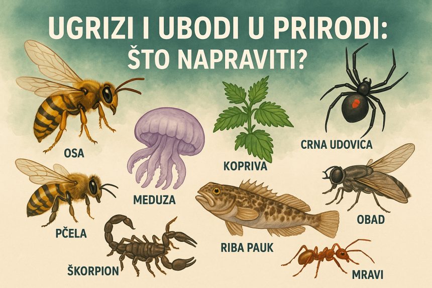 ugrizi i ubodi u prirodi