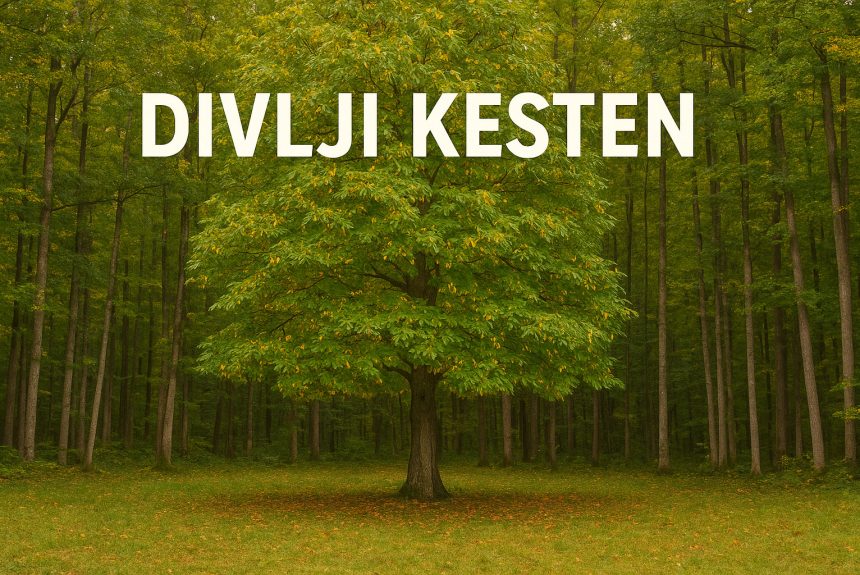 divlji kesten, Castanea sativa, kesten