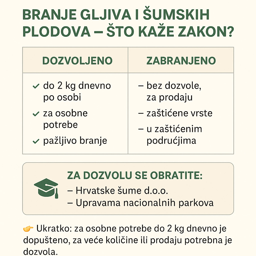 jestive gljive u Hrvatskoj