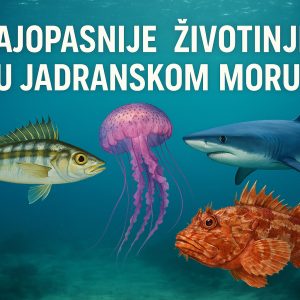 najopasnije životinje u Jadranskom moru