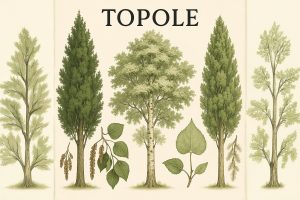 topole, topola, populus