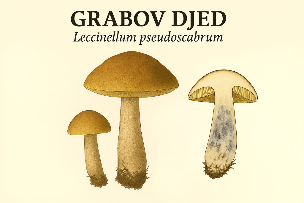 grabov djed, Leccinellum pseudoscabrum