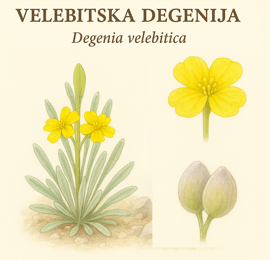 velebitska degenija, Degenia velebitica