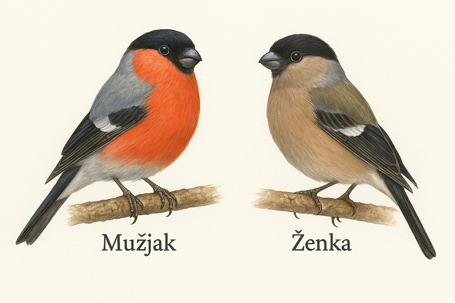 zimovka, Pyrrhula pyrrhula